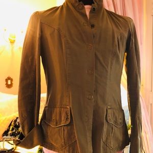 Olive twill Military light weight jacket